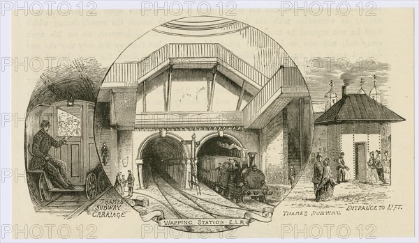 Portal of the Thames Tunnel at Wapping
