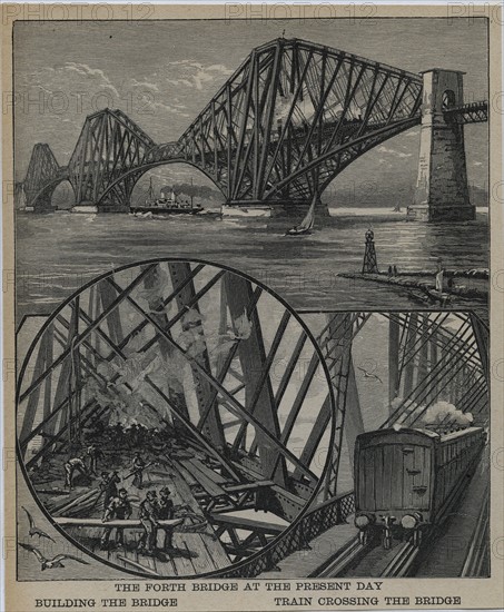 Forth Rail Bridge, Scotland, built between 1883 and 1890