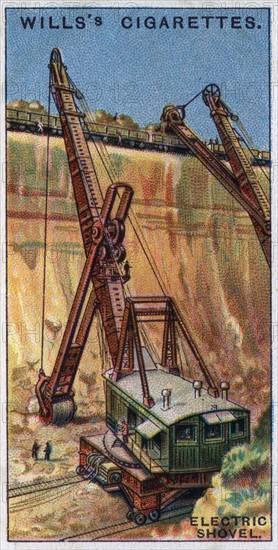 Electric-powered great mechanical shovel, Canada