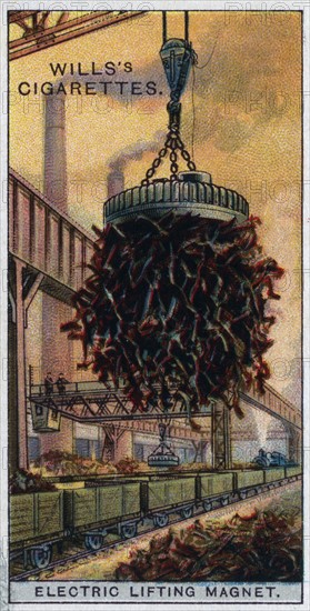 Engineering Wonders, 1927: Electric Lifting Magnet, Britain.