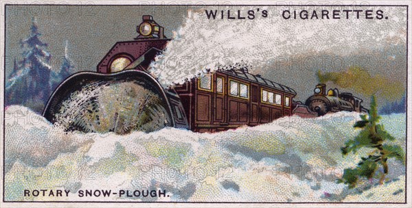 Rotary Snow Plough for Railways, Canada