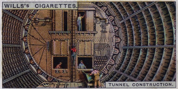 Tunnelling Shield used in construction of London underground railways