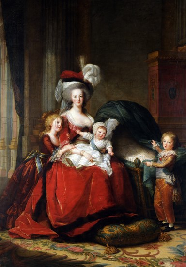 Vigée Le Brun, Marie-Antoinette, Queen of France with her children