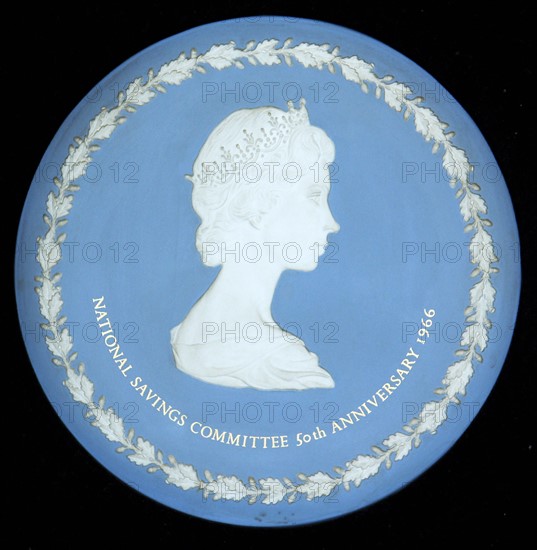 Commemorative plaque of the Queen Elizabeth II