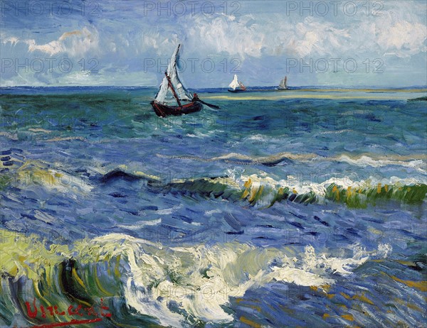 Van Gogh, Seascape near Les Saintes-Maries-de-la-Mer