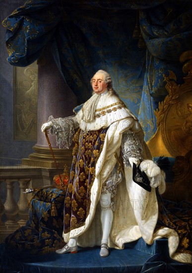 Callet, Louis XVI revêtu du grand costume royal