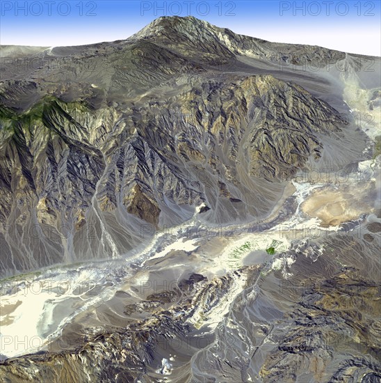 Death Valley, Calif, North America. Satellite image.