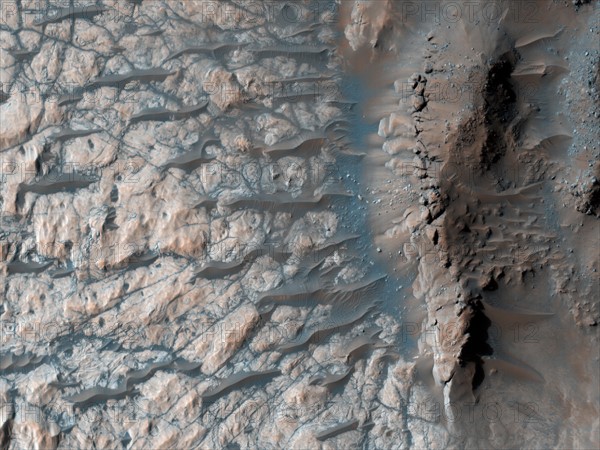 Crater in the southern highlands