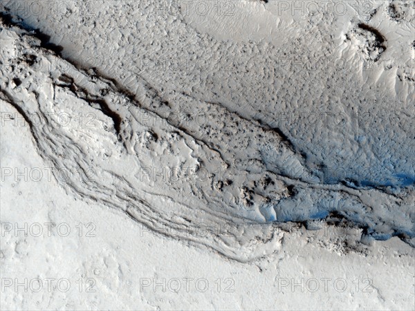 Funnel-shaped terminus of Lethe Vallis