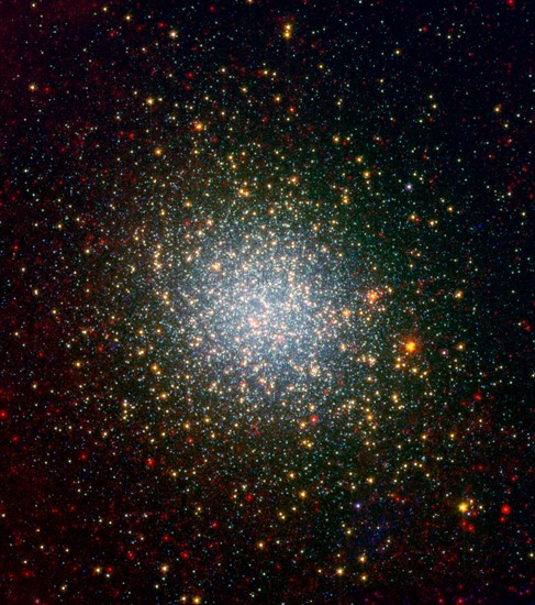 Cluster brimming with millions of stars