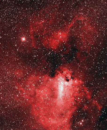 The M17 nebula