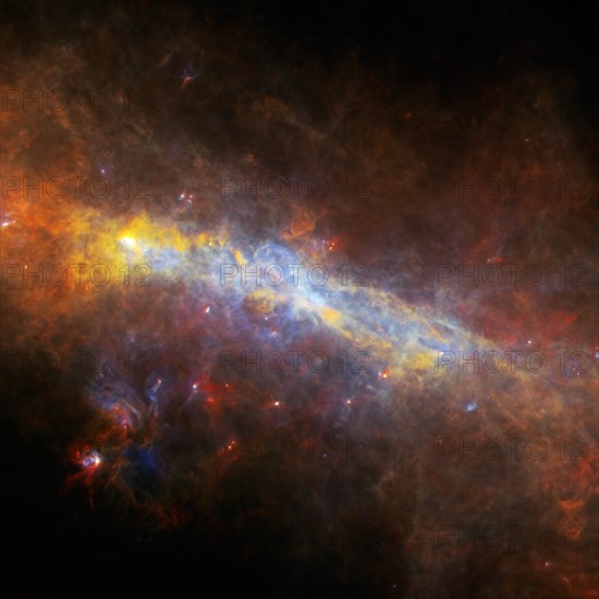 The galaxy viewd by the Herschel Space Observatory