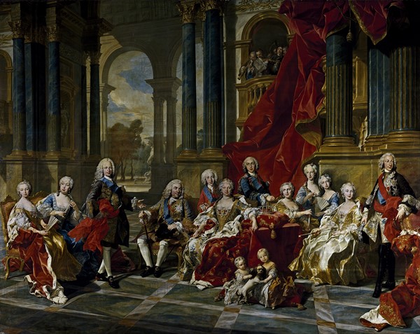 Van Loo, La Famille de Philippe V