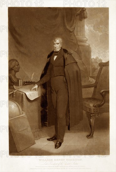 Painting of William Henry Harrison