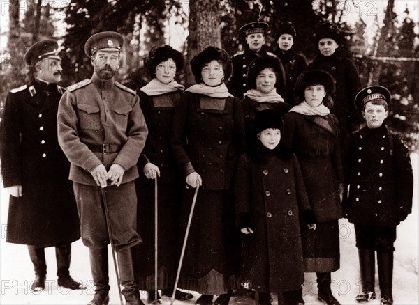 Photograph of Tsar Nicholas II from the Russian Royal Family.