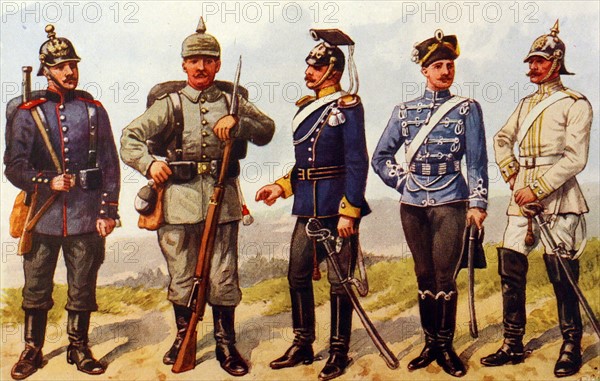 Illustrations of military uniforms For the British and Commonwealth armies.