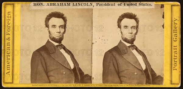 President Abraham Lincoln 1864 .