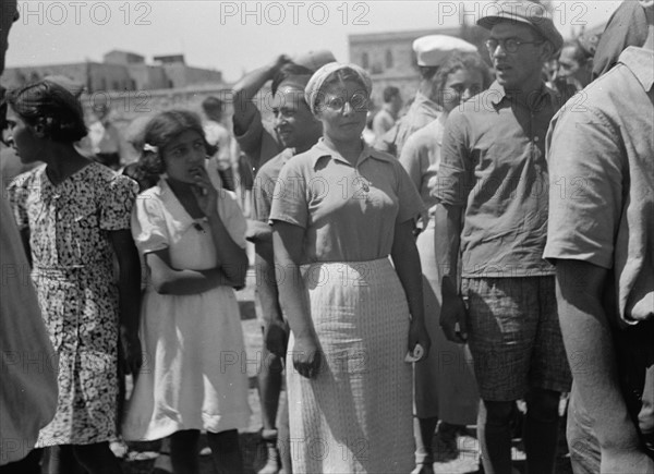 Jewish protest demonstrations against Palestine White Paper 1939.