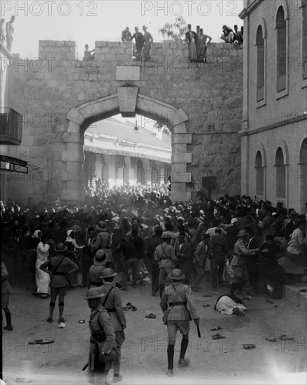 Arab demonstrations 1933.