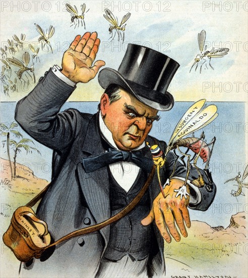 Illustration called Hit him hard! 1899.