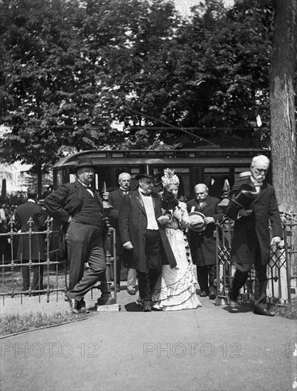 President William McKinley and the First Lady 1899.