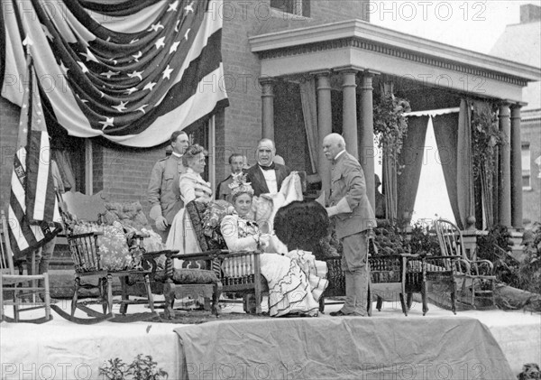 President William McKinley and the First Lady 1899.