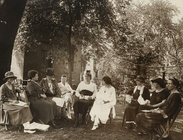 Photograph of National Woman's Party council members  1924.