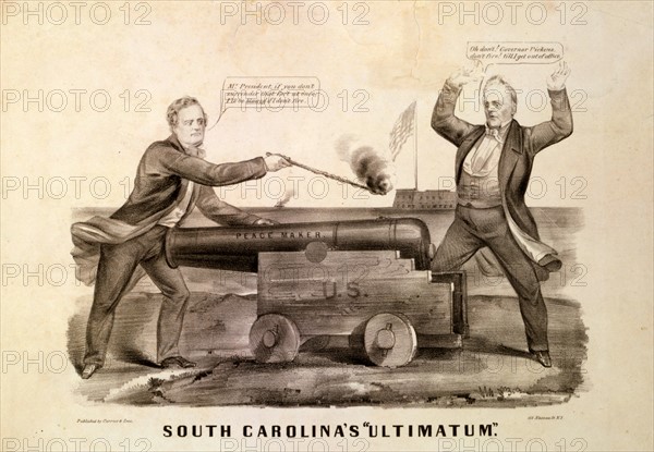 South Carolina's ultimatum 1861 A.D.