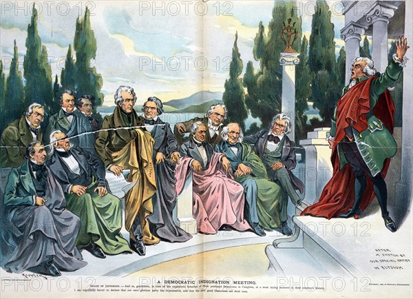 A Democratic Indignation Meeting 1899 A.D.