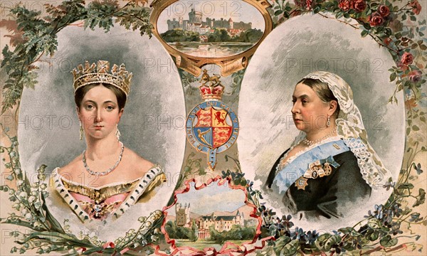 Portraits of Queen Victoria for her Golden Jubilee in 1887