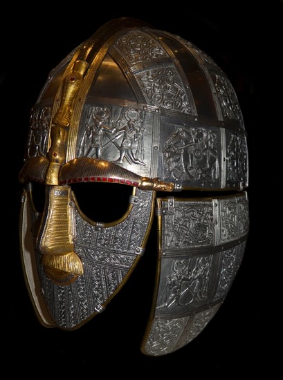 Replica of Sutton Hoo, ship-burial helmet 7th Century