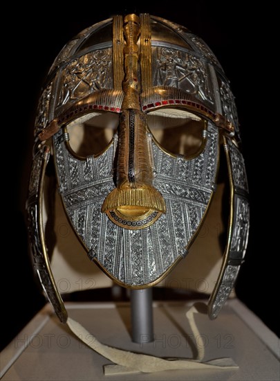 Replica of Sutton Hoo, ship-burial helmet 7th Century