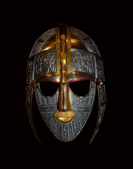 Replica of Sutton Hoo, ship-burial helmet 7th Century