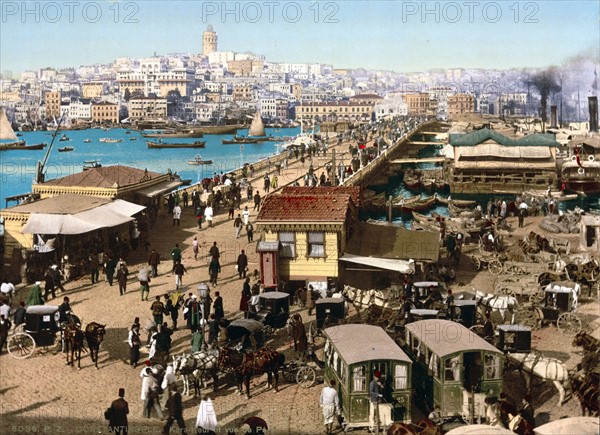 View of Pera, Constantinople, 1890-1900