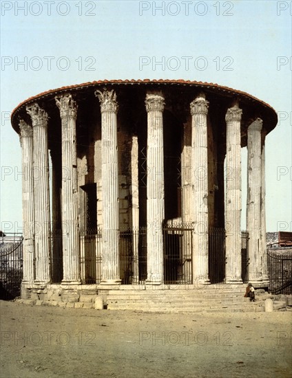 Vesta's Temple, Rome, Italy 1890-1900