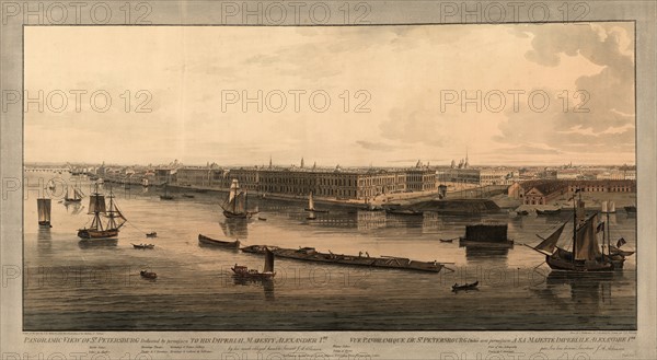 Panoramic view of St. Petersburg