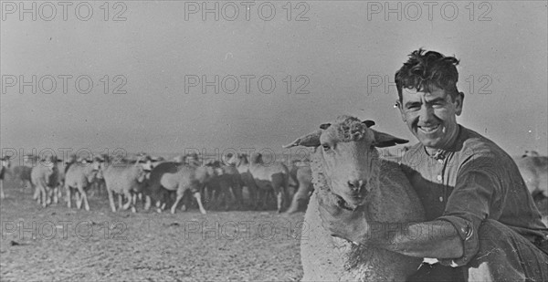 Shepherd on a Jewish collective farm in the Crimea