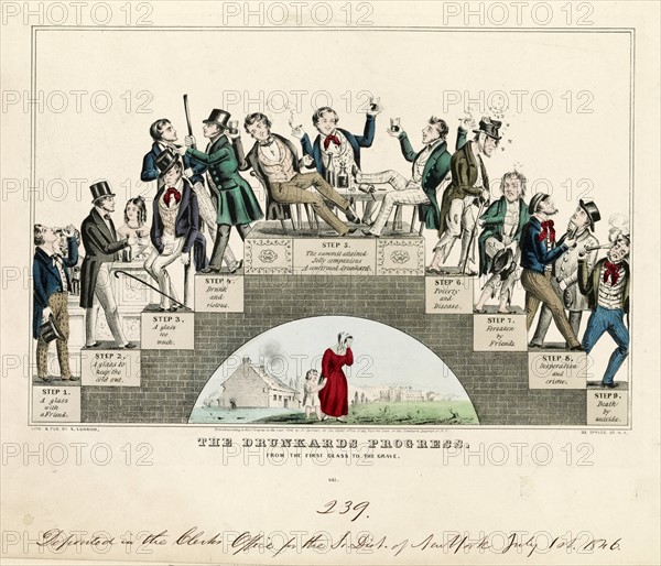 The drunkard's progress, 1826
