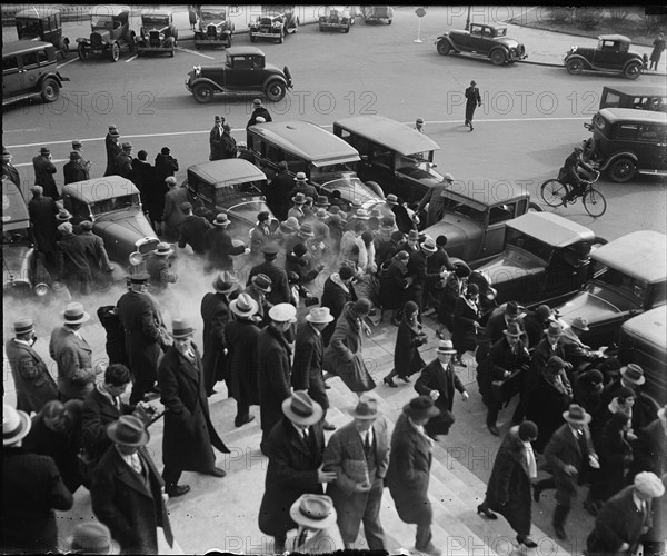 Demonstration during US congress opening, 1930