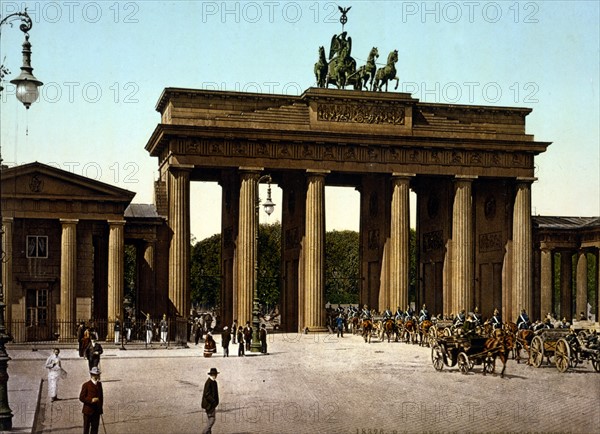 The Brandenburg gate