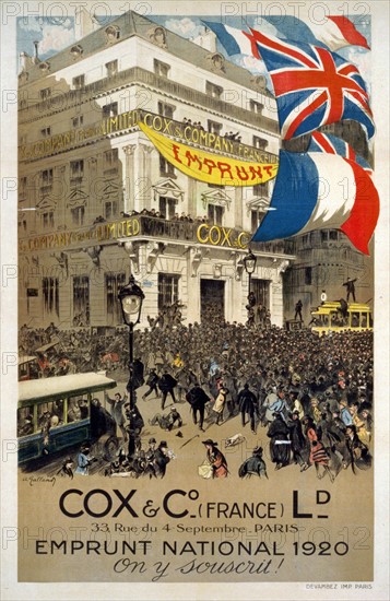 French poster after WWI