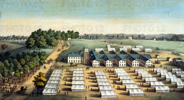 Mount Pleasant Hospitals, c.1862