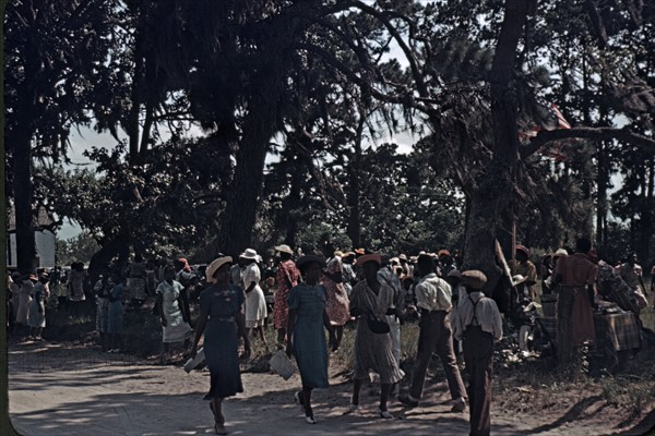 A 4th of July celebration by a group of African Americans, 1939