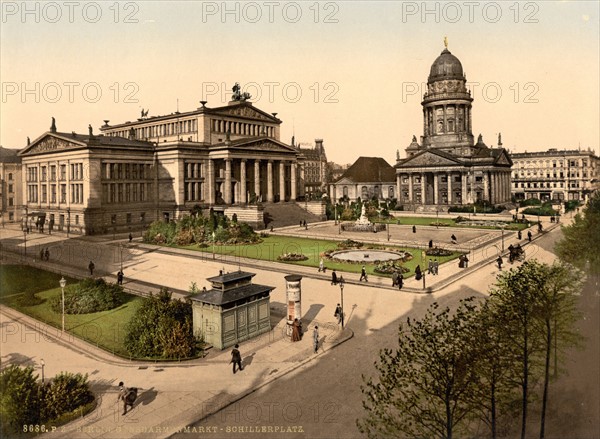 Schiller Square, Berlin, 1890-1900