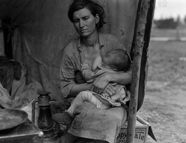 Migrant agricultural worker's family, 1936