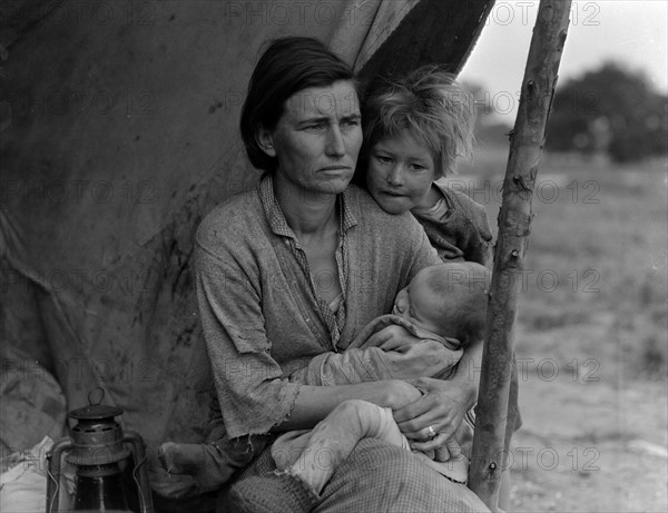 Migrant agricultural worker's family, 1936