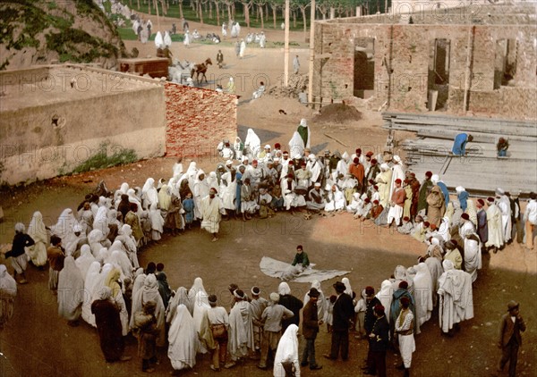 Arab juggler, Algiers, Algeria, 1899.