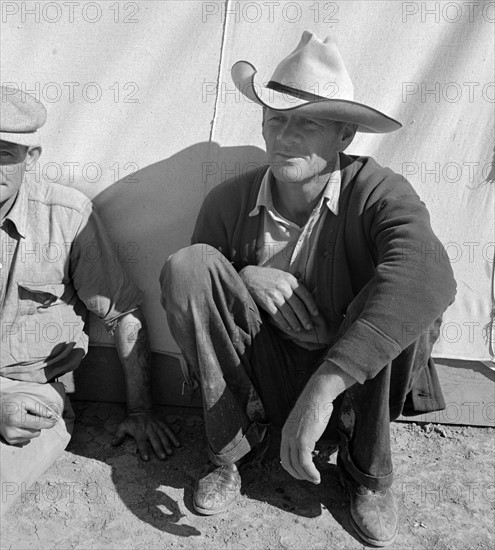 Migrant worker in camp. California 1939