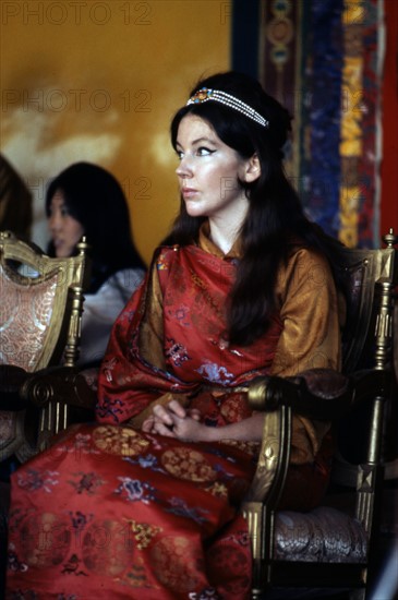 Colour photograph of Hope Cook, Queen of Sikkim