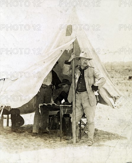 Photographic print of Theodore Roosevelt as a rough rider